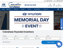 Tablet Screenshot of crenshawhyundai.net